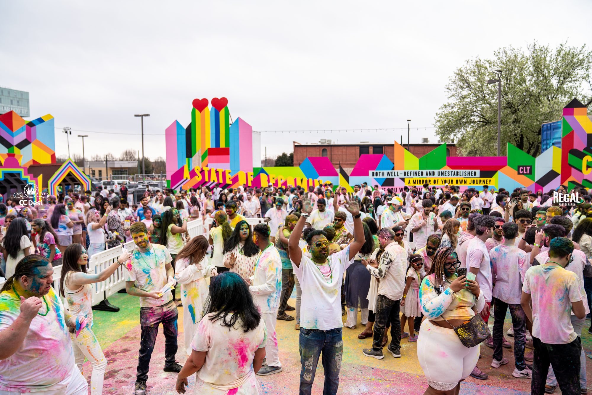 QCDesi event photo: queen city holi 6561